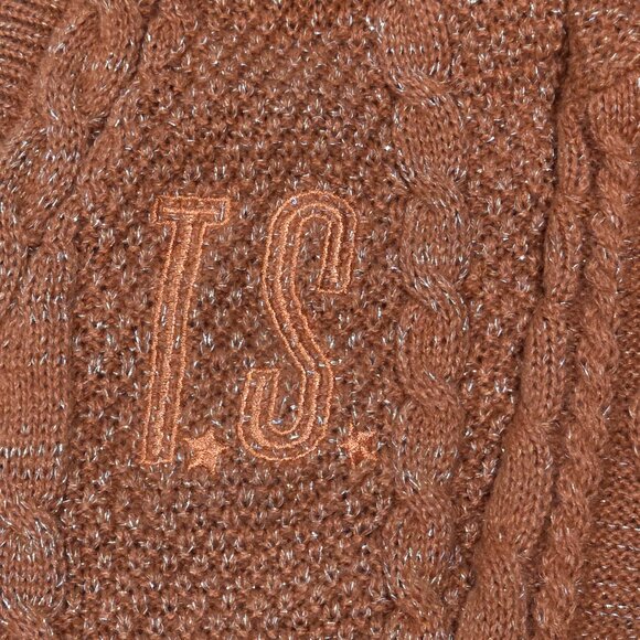 NEW! Large Taylor Swift Cardigan Taylor Swift Sweater Sparkling Orange Showgirl - Picture 3 of 6